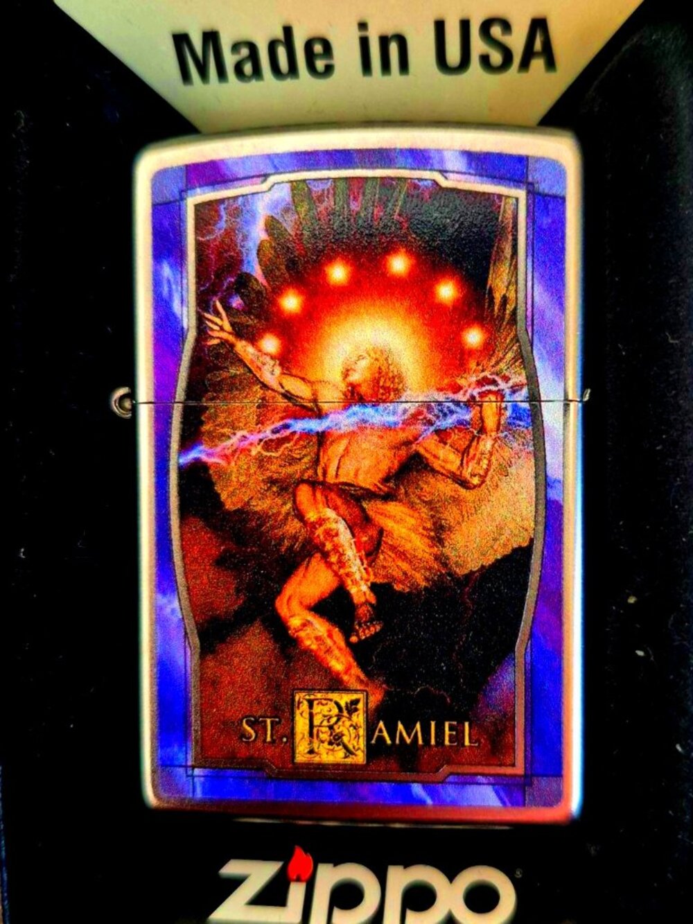 Rare Limited Edition Saint Ramiel Zippo Lighter